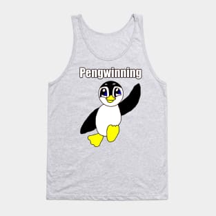 Cute Penguin Pengwinning Tank Top